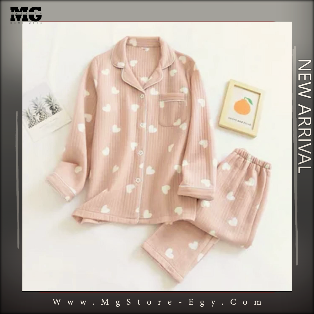 بيجامه شتوي قلوب كشمير