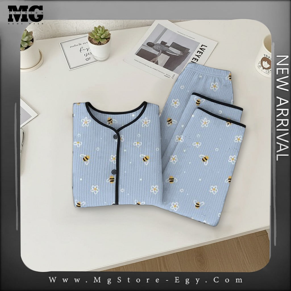 بيجامه شتوي نحله لبني