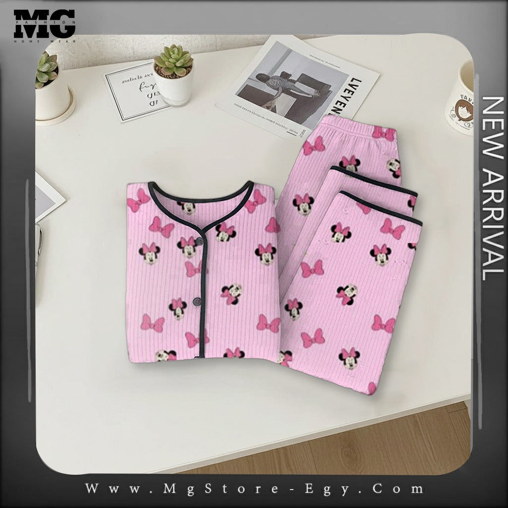 بيجامه شتوي ميكي بينك