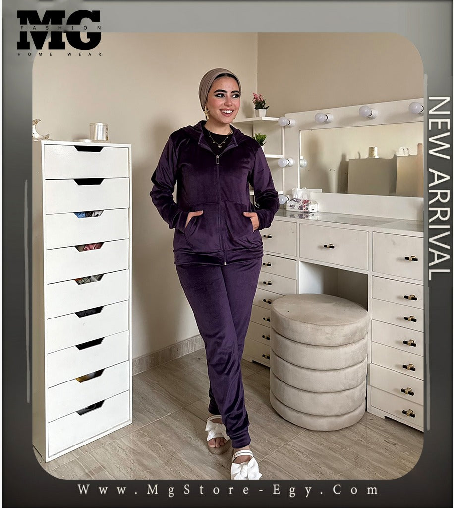 بيجامة شتوي موف