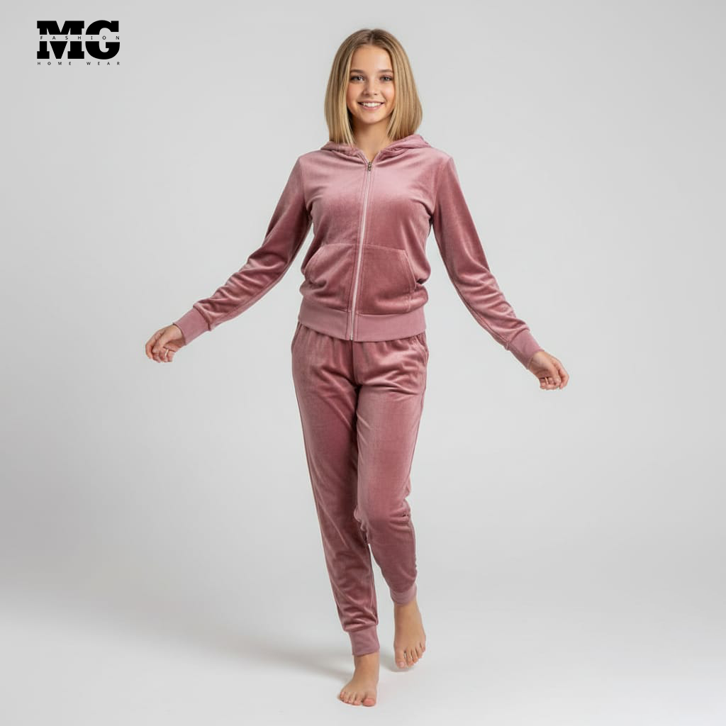 بيجامة شتوي كشمير بناتي