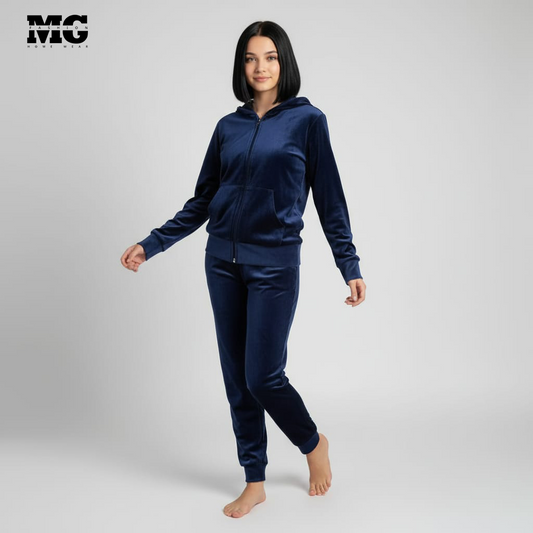 بيجامة شتوي كحلي بناتي