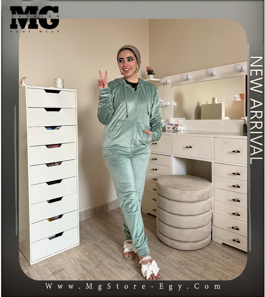 بيجامة شتوي منت جرين